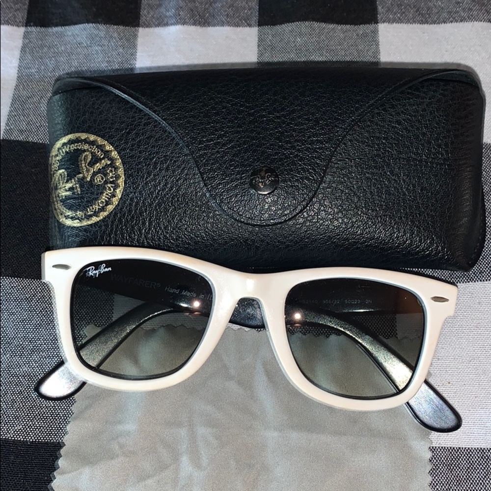 Ray-Ban White Sunglasses